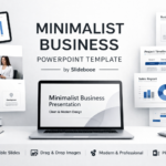 minimalist business powerpoint templates by slidebooe