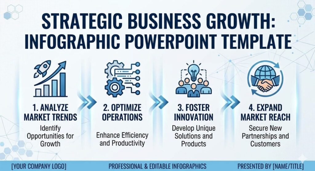 professional business strategy infographics powerpoint templates