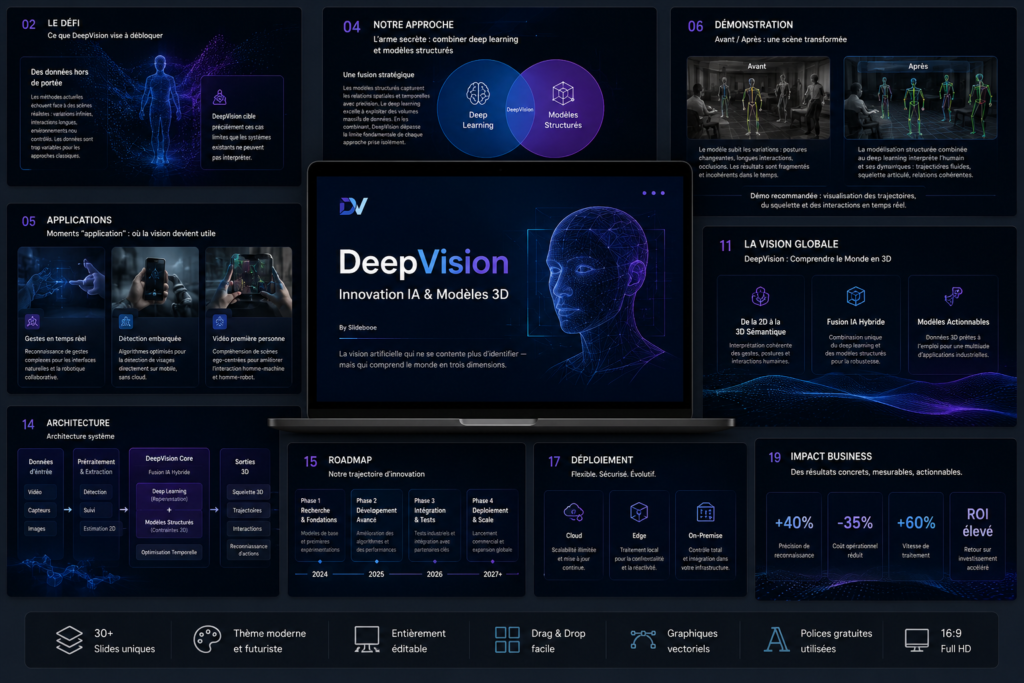 DeepVision — AI Innovation Slides By Slidebooe deepvision — ai innovation slides by slidebooe
